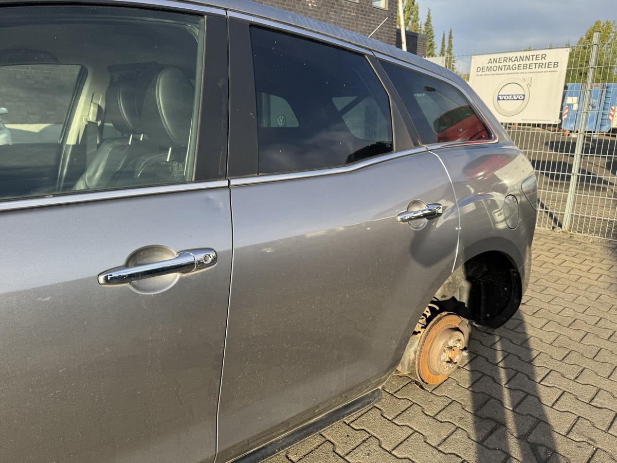 Mazda CX-7 original T&uuml;r hinten links 38P Plutosilber Rohbau Bj.2010